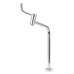Torneira Clinica Alta Hospitalar Alavanca Cotovelo Metal PNE - 1