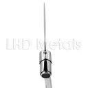 Ver imagem 4 de Torneira Clinica Alta Hospitalar Alavanca Cotovelo Metal PNE