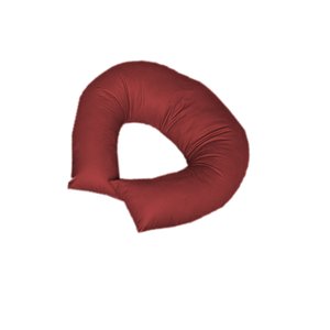 Almofada de Amamentação Suede Vermelho - Majú Decor