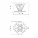 Ver imagem 4 de Coador de Café Tramontina em Aço Inox Reutilizável Filtro Alça 11x8cm Passador
