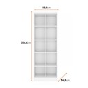Ver imagem 3 de Guarda Roupa Modulado com 2 Portas com Prateleiras Reflecta com LED 100% MDF Cairo