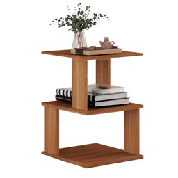 Mesa de Centro Sala MDF Mesinha Auxiliar Madeira MVD Moveis - 2