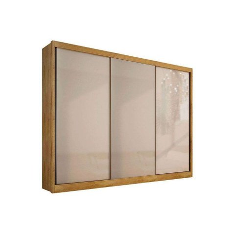 Guarda Roupa 3 Portas de Correr e 8 Gavetas Sollo Plus Freijó-fendioff - Novo Horizonte