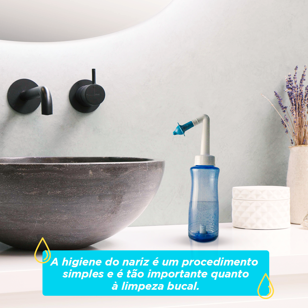 Higienizador Lavador Nasal Lavagem Ducha Sinusite Ml Madeiramadeira