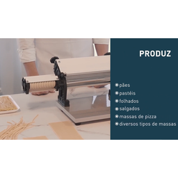 Cilindro Laminador de Massa Elétrico 28cm Anodilar Pizza Pão:110v - 6