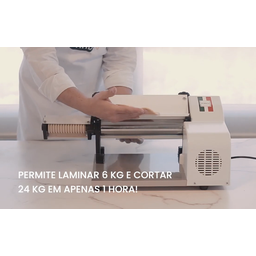Cilindro Laminador de Massa Elétrico 28cm Anodilar Pizza Pão:110v - 5