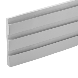 Painel Ripado Eva Laminado Autocolante 10cm Play | Valor do Metro Cinza - 5