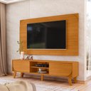 Ver imagem 1 de Rack Bancada com Painel para TV até 65 Duna 182cm MDP Cinamomo Madetec Móveis