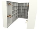 Ver imagem 5 de Kit Closet Modulado Armário Colmeia Cabideiro M67