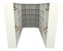 Ver imagem 6 de Kit Closet Modulado Armário Colmeia Cabideiro M67