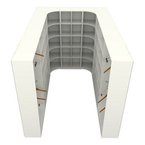 Kit Closet Modulado Armário Colmeia Cabideiro M67
