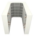 Ver imagem 1 de Kit Closet Modulado Armário Colmeia Cabideiro M67