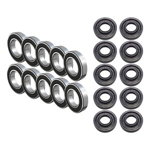 Kit 10 Rolamento 6006 e 10 Retentor Lavadora Brastemp Consul