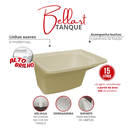 Ver imagem 2 de Tanque Capacidade 15 Litros Linha Bellart com Válvula Integrada Cor Bege Durín