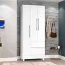 Ver imagem 1 de Guarda Roupas Solteiro 3 Portas 2 Gavetas Loreta 