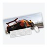 Mouse Pad Grande Gamer Carro Laranja - 1