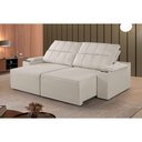 Ver imagem 2 de Sofá 3 Lugares Retrátil e Reclinável M-182 Martins Creme