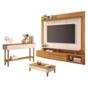 Ver imagem 1 de Home Suspenso Zenith Cinamomo Off White com Mesa de Centro Liz e Aparador Fiero Off White Cinamomo