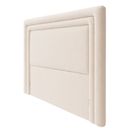 Ver imagem 4 de Cabeceira para Cama Box Casal 164cm Phili Lisa Bouclé Off White - Sallar Home