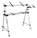 Ver imagem 1 de Suporte Apoio de Teclado Duplo e Notebook Estilo Rack da Titanium Modelo Ty212 Bem:cinza