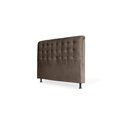 Ver imagem 1 de Cabeceira De Cama Box Ana Queen 160cm X 118cm Couro Marrom Ms Decor