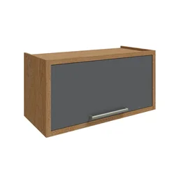 Armário Aéreo de Cozinha 80cm 1 Porta Basculante 100% MDF Vicenza Espresso Móveis - 3