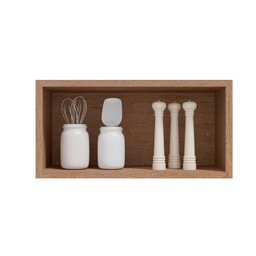 Armário Aéreo de Cozinha 80cm 1 Porta Basculante 100% MDF Vicenza Espresso Móveis - 4