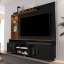 Ver imagem 5 de Painel para TV de até 65" com LED Oscar Preto/Canela