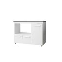 Ver imagem 3 de Balcão para Cooktop Ana 3 Portas com Espaço para Forno: Branco