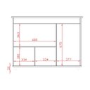Ver mais imagens de Balcão para Cooktop Ana 3 Portas com Espaço para Forno: Branco