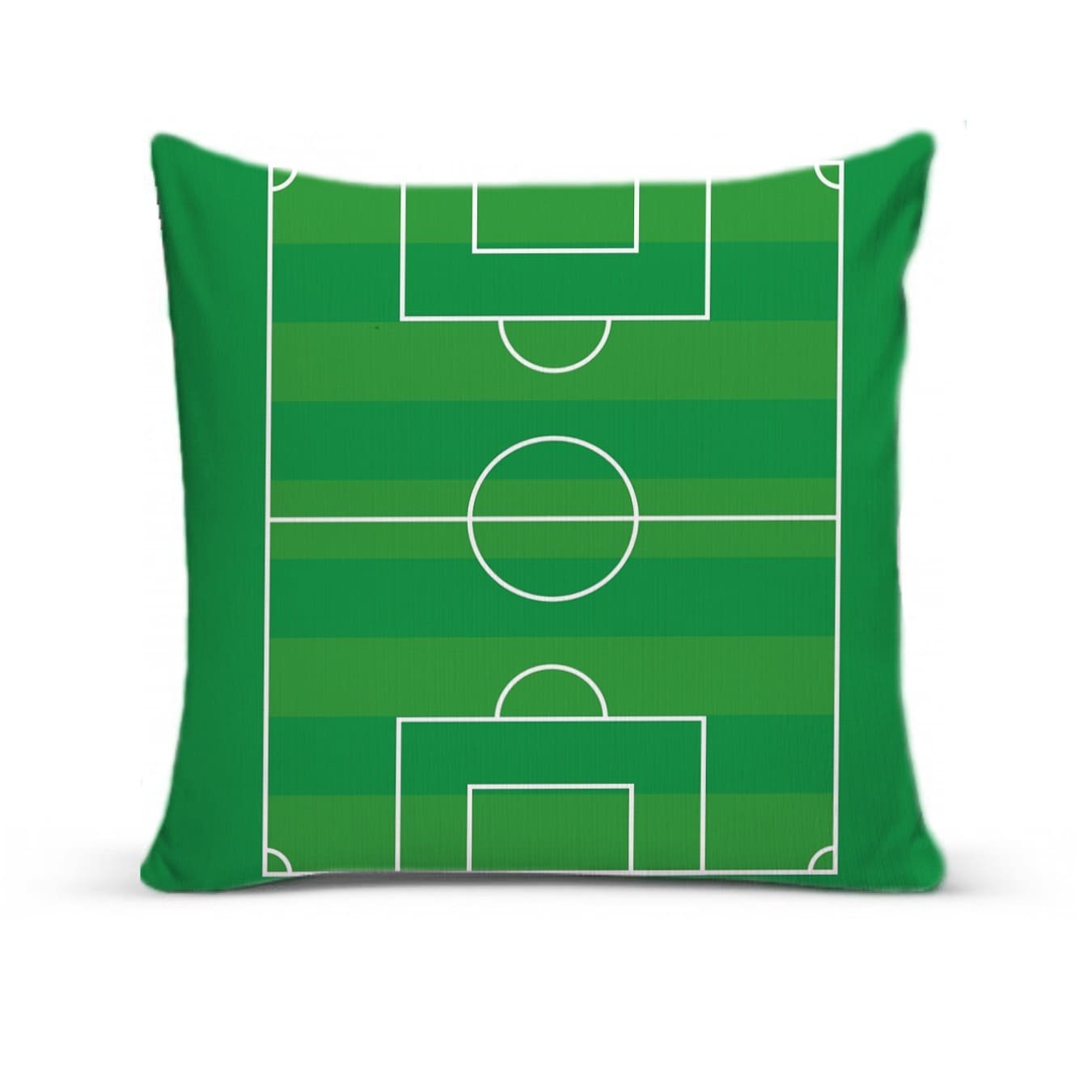 Almofada Para Sofá Sala Cheia 40x40 Campo De Futebol:Verde