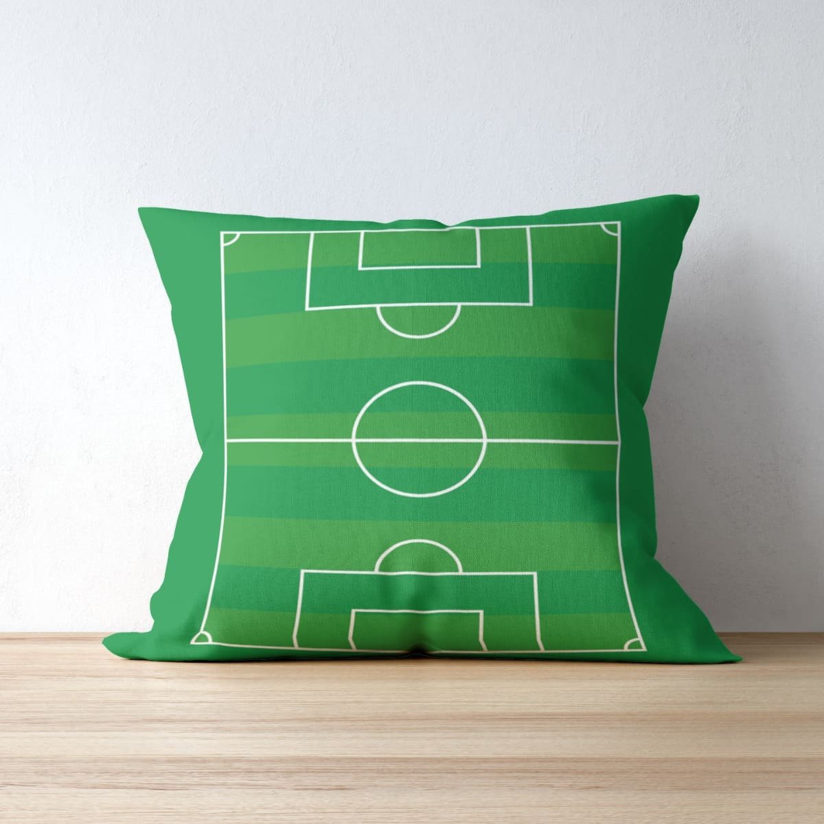 Almofada Para Sofá Sala Cheia 40x40 Campo De Futebol:Verde - 3