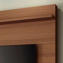 Ver imagem 5 de Estante Painel de Tv 55 Pol 136cm Órbis Castanho/off White - Hb Móveis