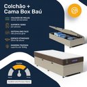 Ver imagem 5 de Cama Box Baú + Colchão Gazin de Molas Ensacadas One Face Air Light Solteiro 88 cm