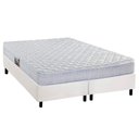 Ver imagem 1 de Cama Box Queen: Colchão Ortopédico Herval Ag65 Frontier + Base Crc Corano White (158x198)