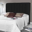 Ver imagem 4 de Cabeceira Estofada Cama Box Casal Queen Louise 160cm Preto