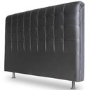 Ver imagem 1 de Cabeceira Estofada Cama Box Casal Queen Louise 160cm Preto