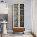 Ver imagem 1 de Cristaleira 2 Portas 1 Gaveta Retrô Marsala 