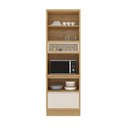 Ver imagem 3 de Paneleiro 3 Portas 1 Gaveta 1 Nicho MDF e Rodapé em PVC Lisboa Itatiaia