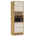 Ver imagem 4 de Paneleiro 3 Portas 1 Gaveta 1 Nicho MDF e Rodapé em PVC Lisboa Itatiaia