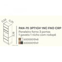 Ver imagem 5 de Paneleiro 3 Portas 1 Gaveta 1 Nicho MDF e Rodapé em PVC Lisboa Itatiaia