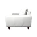 Ver imagem 6 de Sofá Decorativo Sala de Estar Asgand 3 Lugares 220cm Couro Branco - Mozzelar