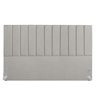 Cabeceira Estofada King Carla 195cm Linho Cinza - 1