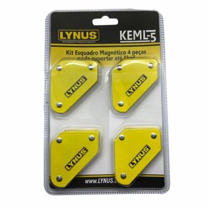 Kit Esquadro Magnetico Lynus 5kgf Keml-5