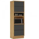 Ver imagem 4 de Paneleiro 3 Portas 1 Gaveta 1 Nicho MDF Rodapé em PVC Lisboa Itatiaia