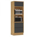 Ver imagem 4 de Paneleiro Duplo Forno 70cm 2 Portas 1 Gaveta MDF com Rodapé em PVC Lisboa Itatiaia