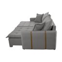 Ver imagem 7 de Sofá Cama Linho em Madeira Eucalipto 200cm Braço 20cm Arizona Meu Sofá Online