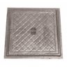 Tampa Tampão Chão Articulado Ferro Fundido Inspeção 30x30cm - 1