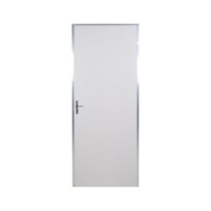 Kit Porta de Madeira Lisa 212x75cm com Batente de Aluminio 3,6cm Ecomadeiral MGM