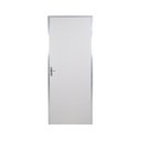 Ver imagem 2 de Kit Porta de Madeira Lisa 212x75cm com Batente de Aluminio 3,6cm Ecomadeiral MGM Abertura Direita Branco